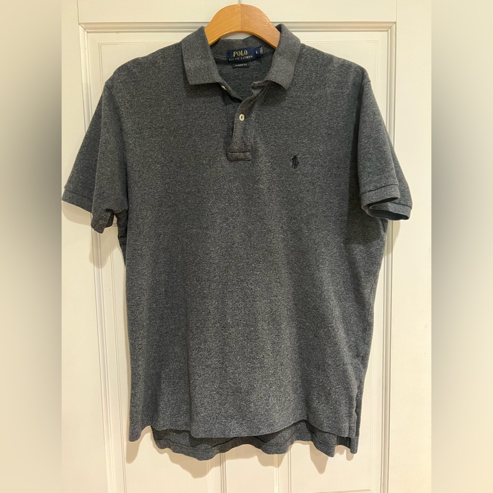 Polo by Ralph Lauren Men's Charcoal Polo Shirt